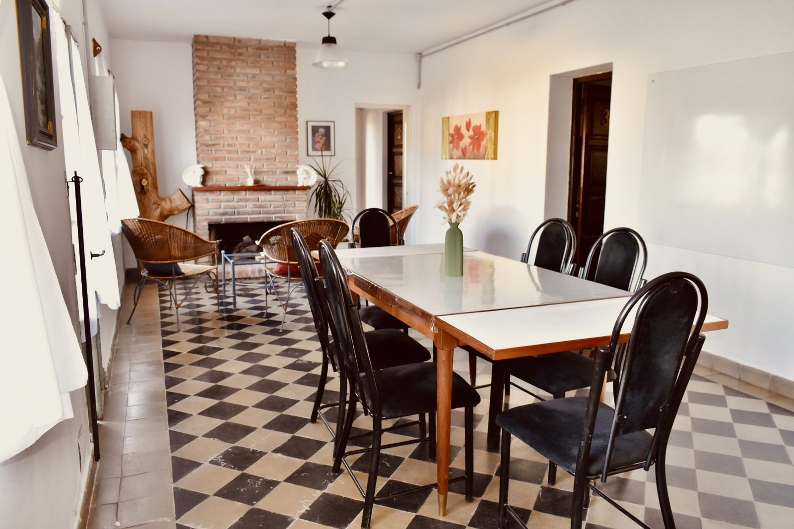 Espacio del hostel San Ceferino