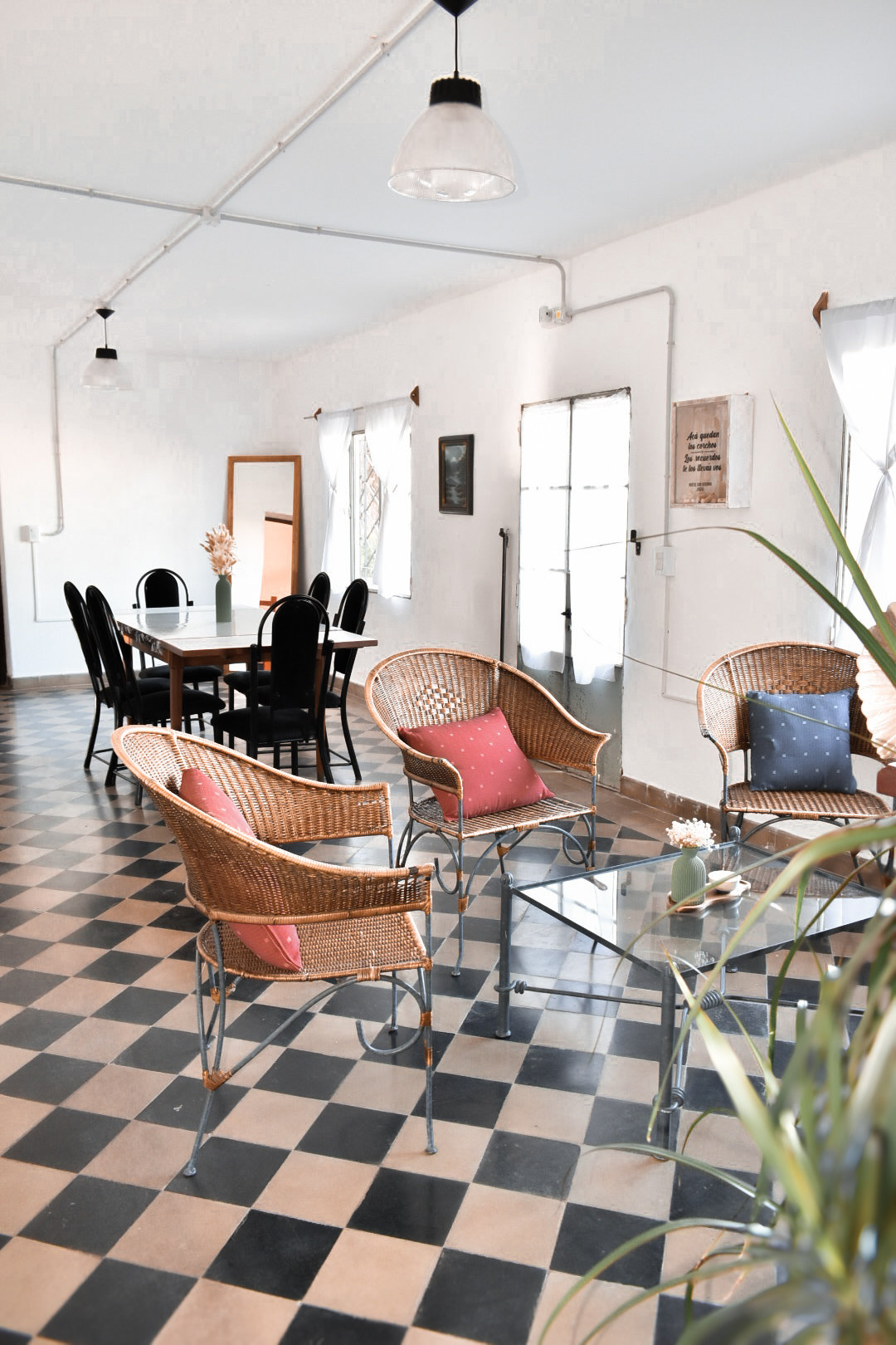 Espacio del hostel San Ceferino